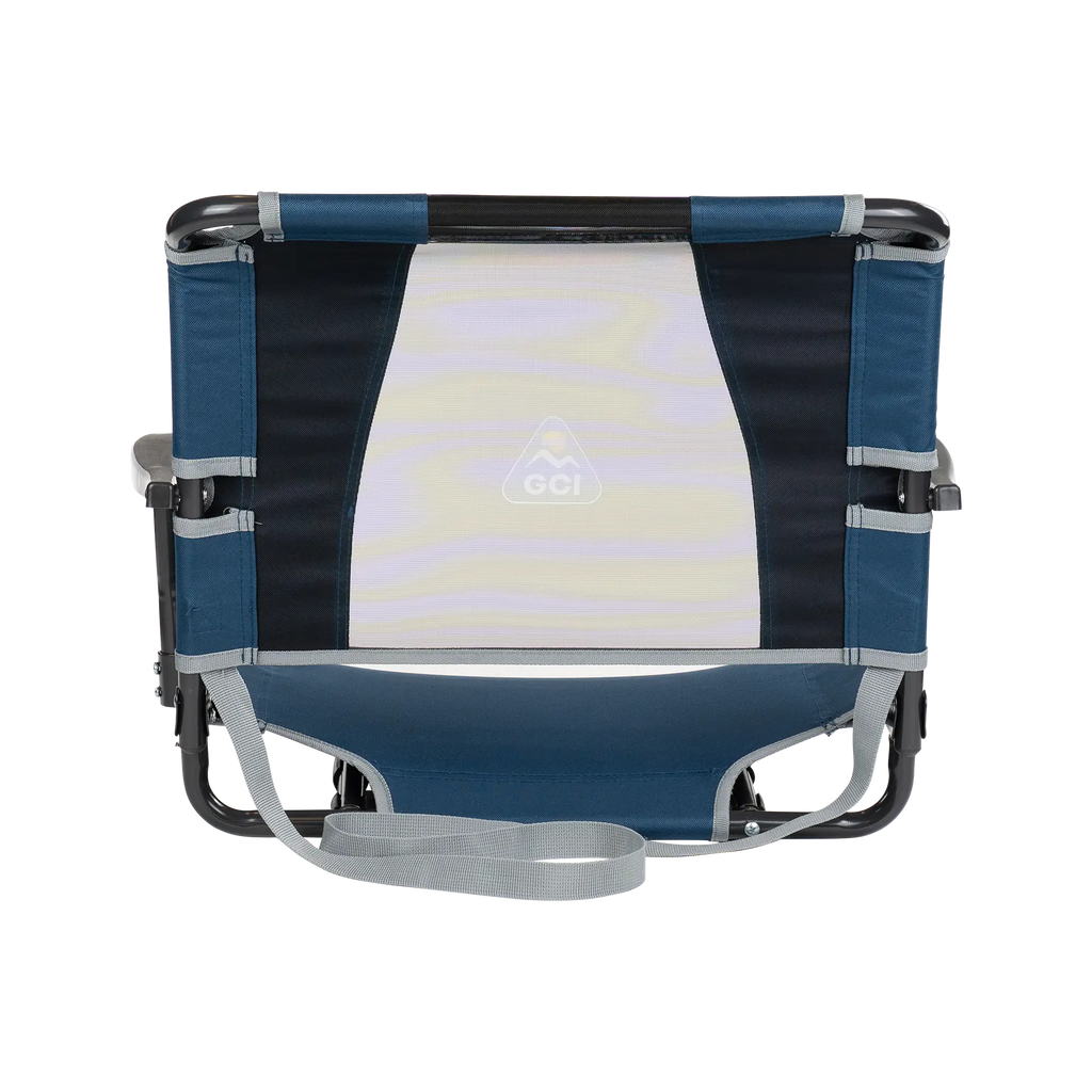 Compact Cushion Big Comfort Stadium Chair with Armrests - Choice 465 - Ergonomic Portable Stadium Seat for Sports Events Detail