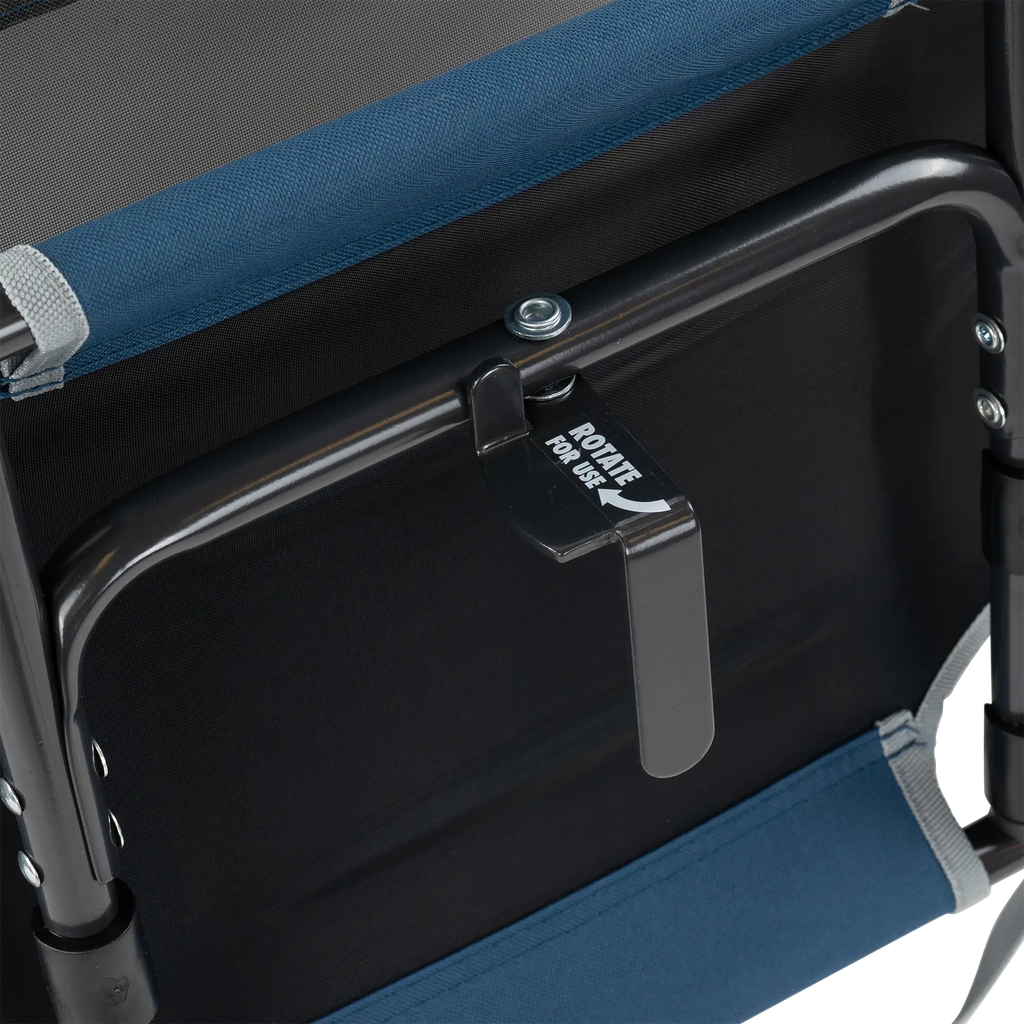 Compact Cushion Big Comfort Stadium Chair with Armrests - Choice 465 - Ergonomic Portable Stadium Seat for Sports Events Detail