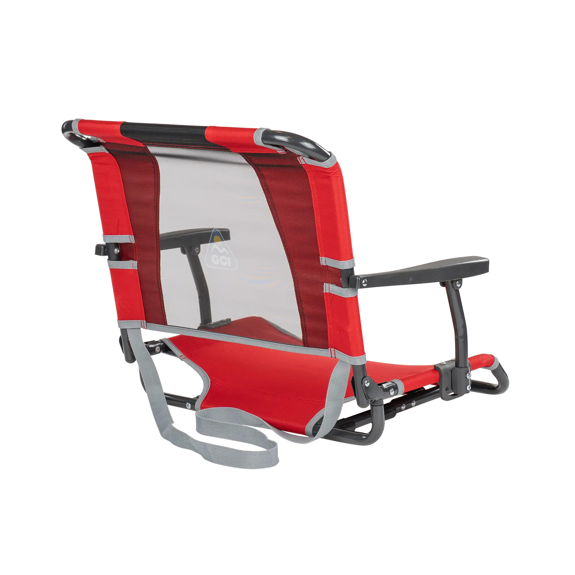 Compact Cushion Big Comfort Stadium Chair with Armrests - Choice 465 - Ergonomic Portable Stadium Seat for Sports Events Detail
