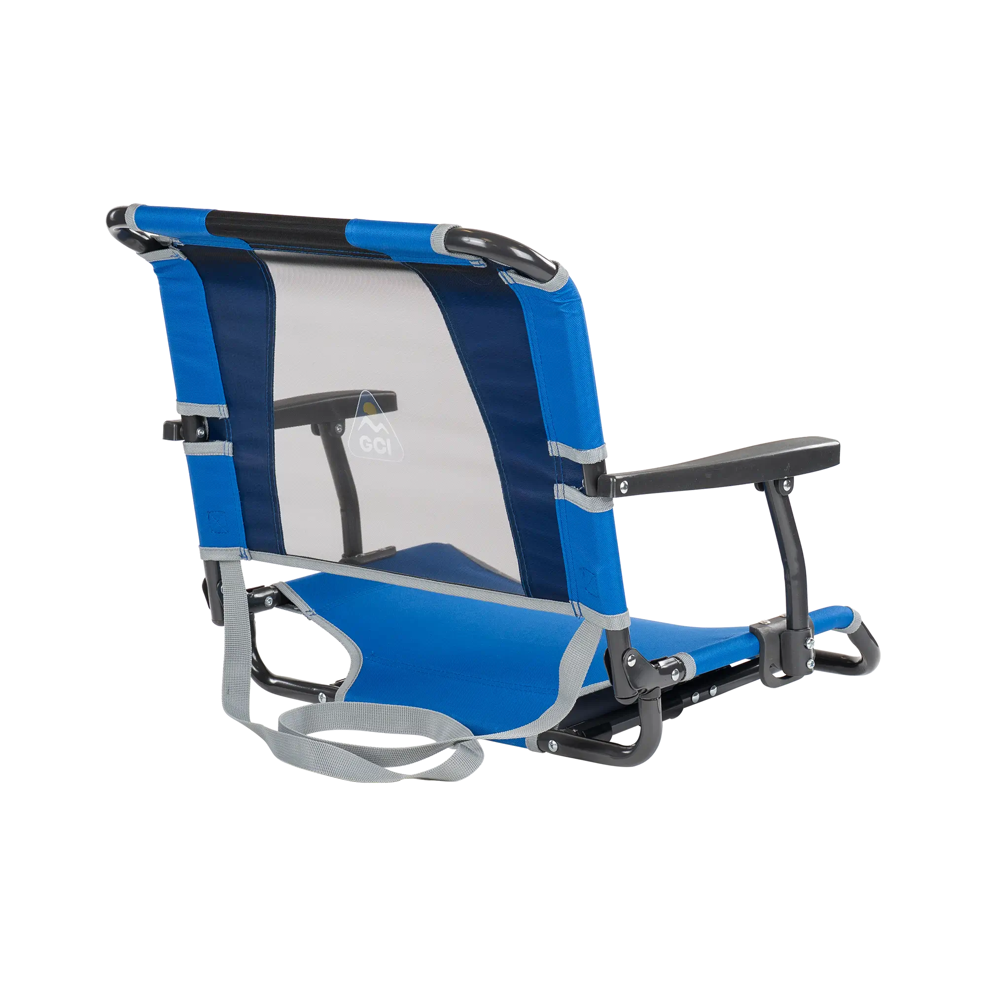 Compact Cushion Big Comfort Stadium Chair with Armrests - Choice 465 - Ergonomic Portable Stadium Seat for Sports Events Detail