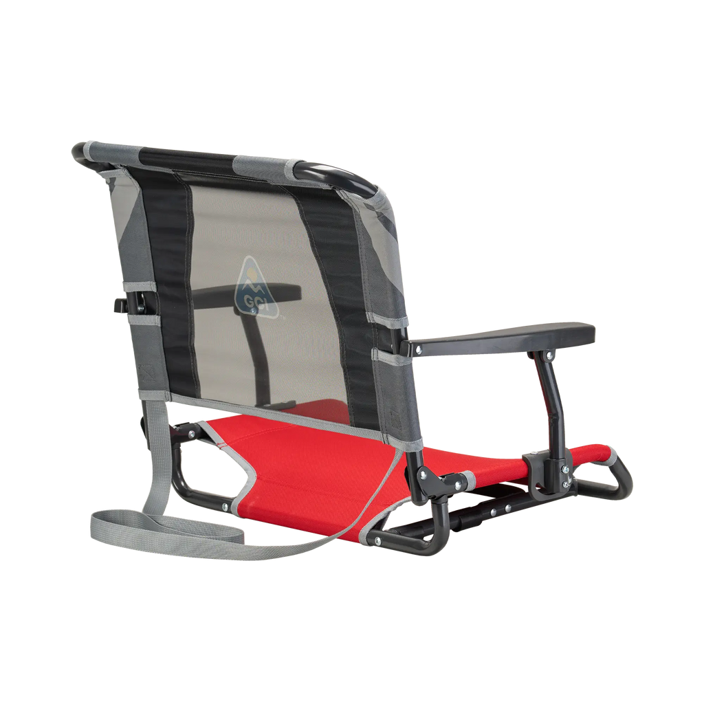 Compact Cushion Big Comfort Stadium Chair with Armrests - Choice 465 - Ergonomic Portable Stadium Seat for Sports Events Detail