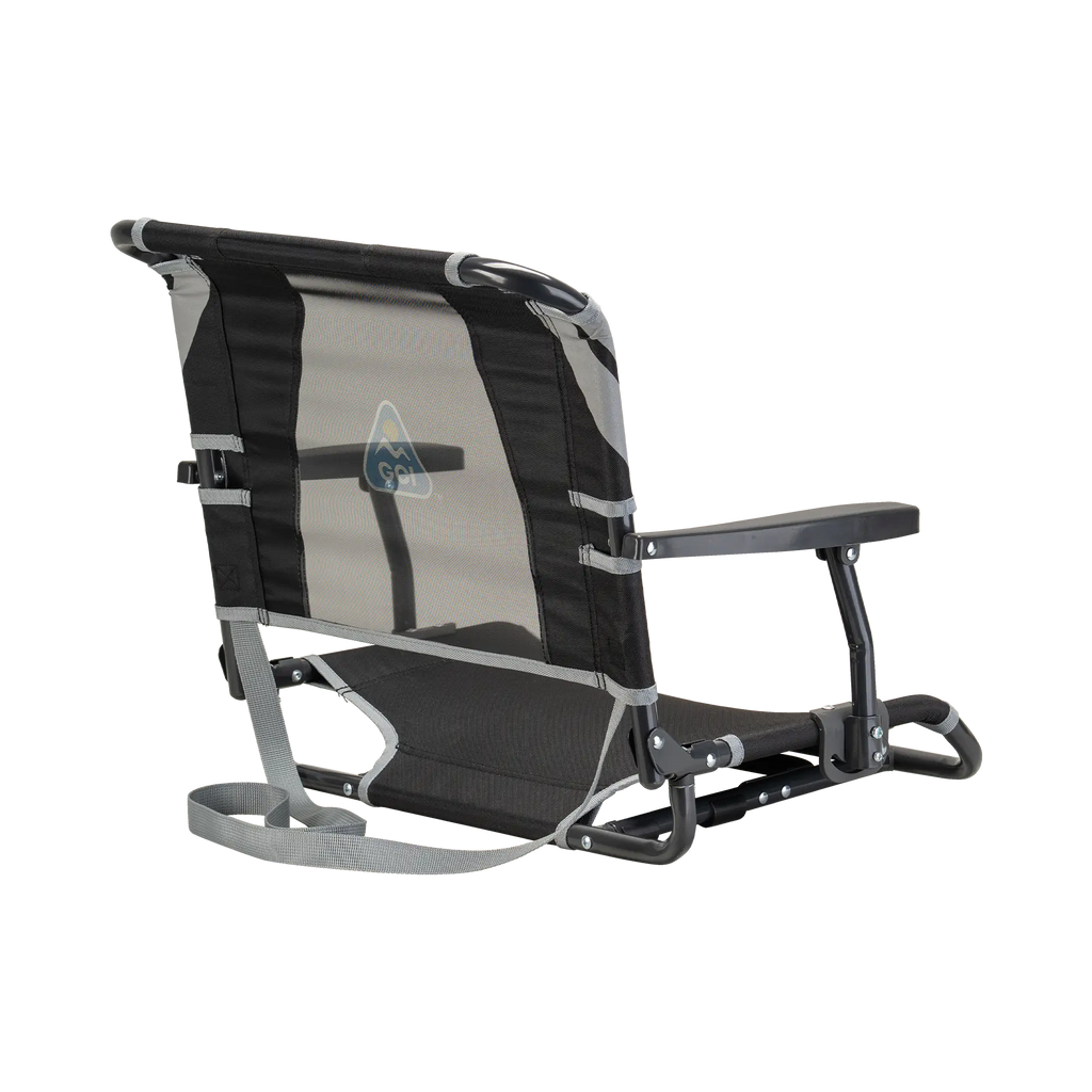 Compact Cushion Big Comfort Stadium Chair with Armrests - Choice 465 - Ergonomic Portable Stadium Seat for Sports Events Detail