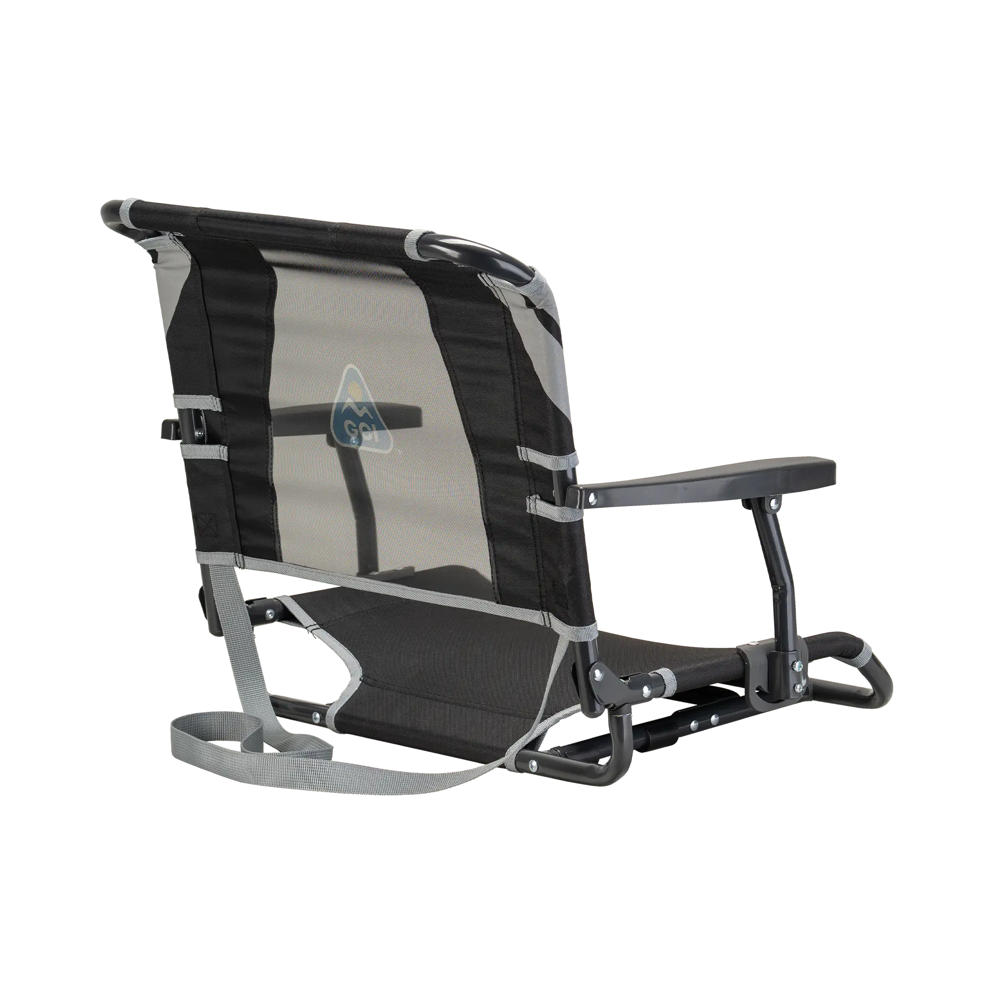 Compact Cushion Big Comfort Stadium Chair with Armrests - Choice 465 - Ergonomic Portable Stadium Seat for Sports Events Detail