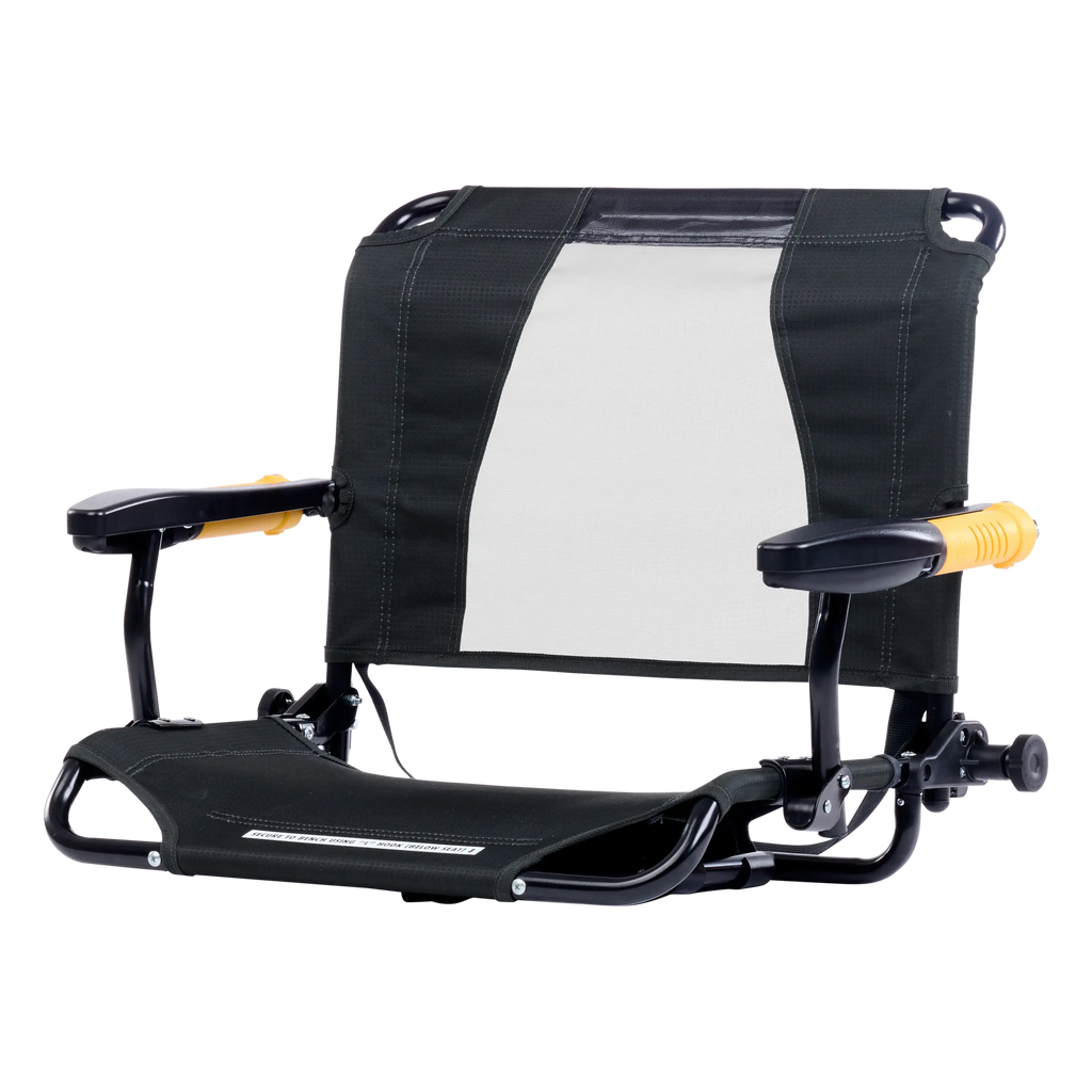 Luxury Camp Stadium Rock-Cliner - Choice 540 - Heavy-Duty Kickback Rocker with Beverage Holder Detail