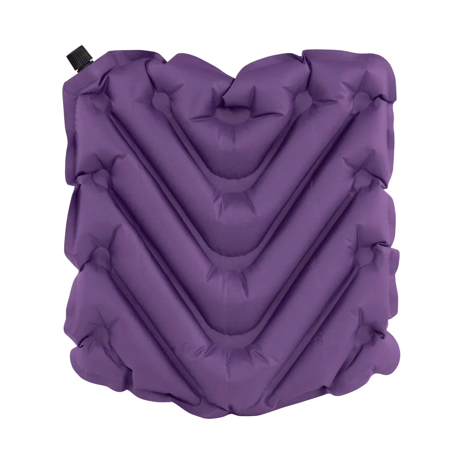 Ultra-Lightweight College V Seat Inflatable Stadium Cushion - LSU Tigers - Choice 762 - Grandstand Cushion Seat with Secure Under-Bench Hooks Detail