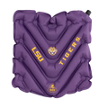 Ultra-Lightweight College V Seat Inflatable Stadium Cushion - LSU Tigers - Choice 762 - Grandstand Cushion Seat with Secure Under-Bench Hooks - Default Title