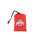 Secure-Hook College V Seat Inflatable Stadium Cushion - Ohio State Buckeyes - Choice 778 - Lightweight Folding Bleacher Chair with Cushioning Detail