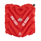 Secure-Hook College V Seat Inflatable Stadium Cushion - Ohio State Buckeyes - Choice 778 - Lightweight Folding Bleacher Chair with Cushioning - Default Title