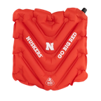 Ultra-Lightweight College V Seat Inflatable Stadium Cushion - Nebraska Cornhuskers - Choice 277 - Bleacher-Friendly Stadium Chair with Back Support - Default Title
