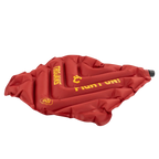 Ultra-Lightweight College V Seat Inflatable Stadium Cushion - USC Trojans - Choice 523 - Grandstand Cushion Seat with Secure Under-Bench Hooks Detail