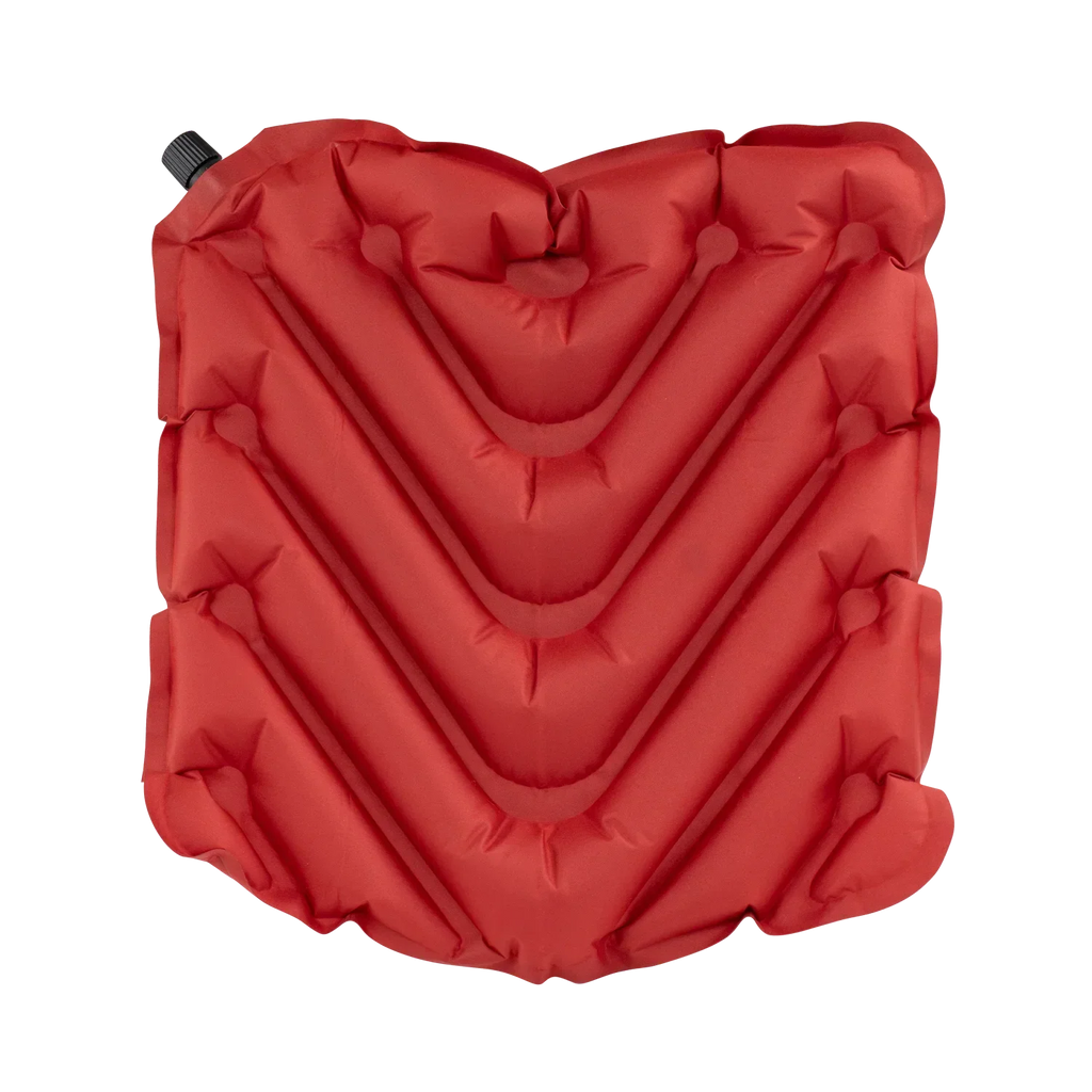 Ultra-Lightweight College V Seat Inflatable Stadium Cushion - USC Trojans - Choice 523 - Grandstand Cushion Seat with Secure Under-Bench Hooks Detail