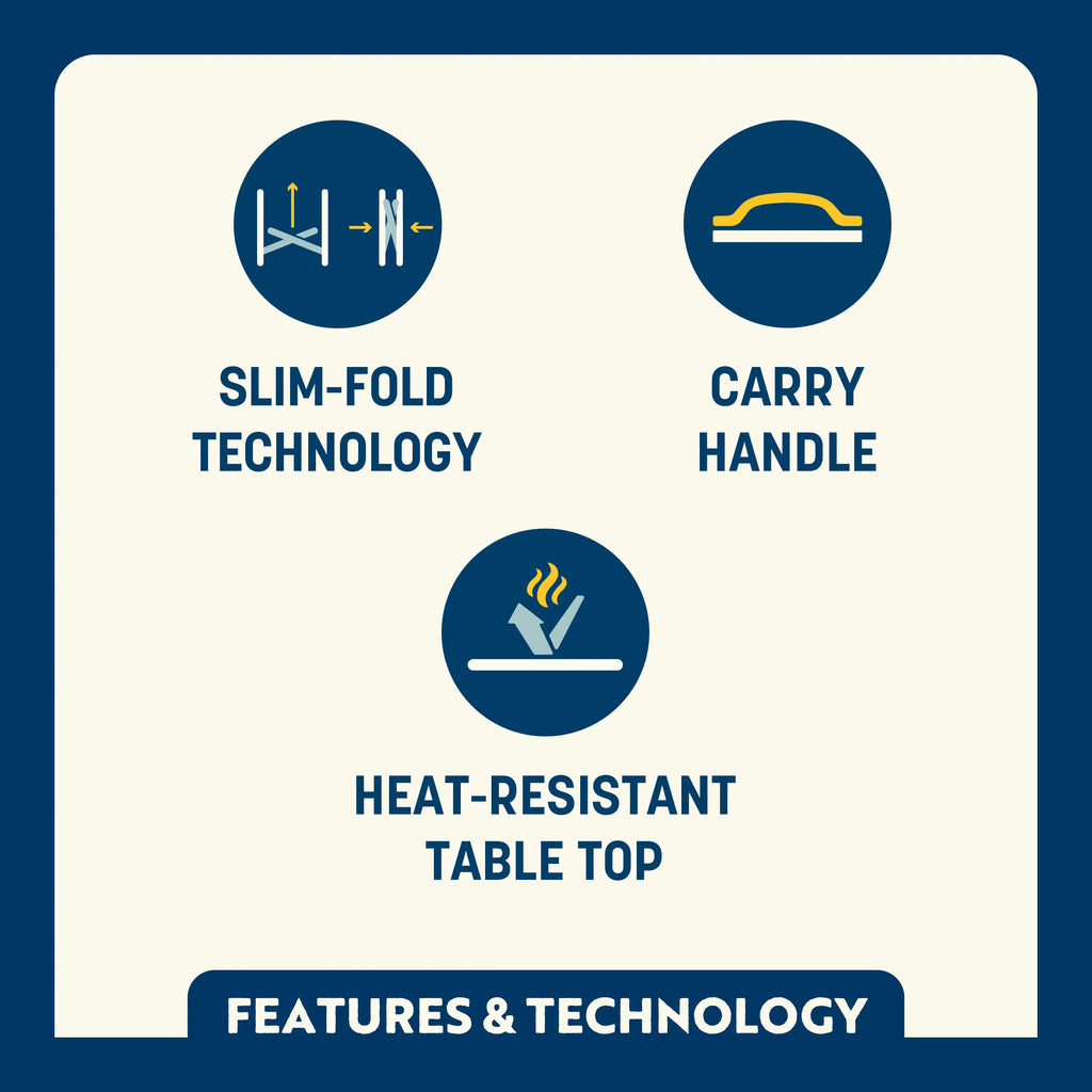 Heat-Resistant Tool Slim-Fold Cook Station - Choice 575 - Heat-Resistant Over-Fire Grill Rack for Camping Detail