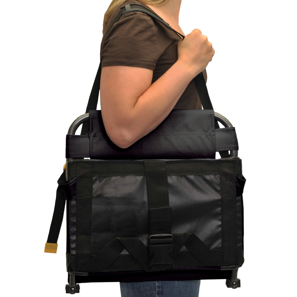 Secure-Hook BleacherBack - Choice 696 - Bleacher-Friendly Stadium Chair with Back Support Detail
