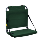 Secure-Hook BleacherBack - Choice 696 - Bleacher-Friendly Stadium Chair with Back Support - Hunter