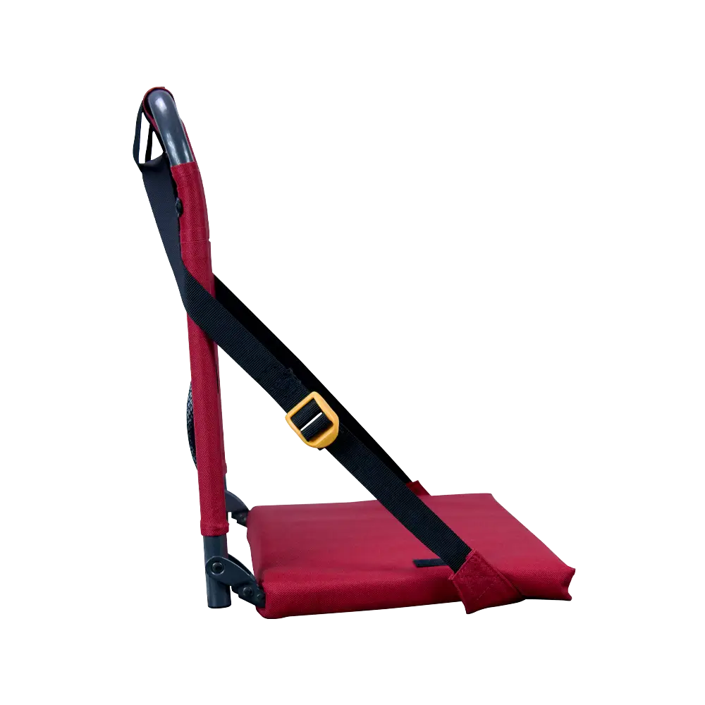 Secure-Hook BleacherBack - Choice 696 - Bleacher-Friendly Stadium Chair with Back Support Detail