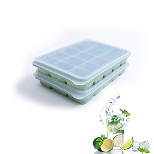 refined Ice Cube Trays Set of 2, hassle-free Kit