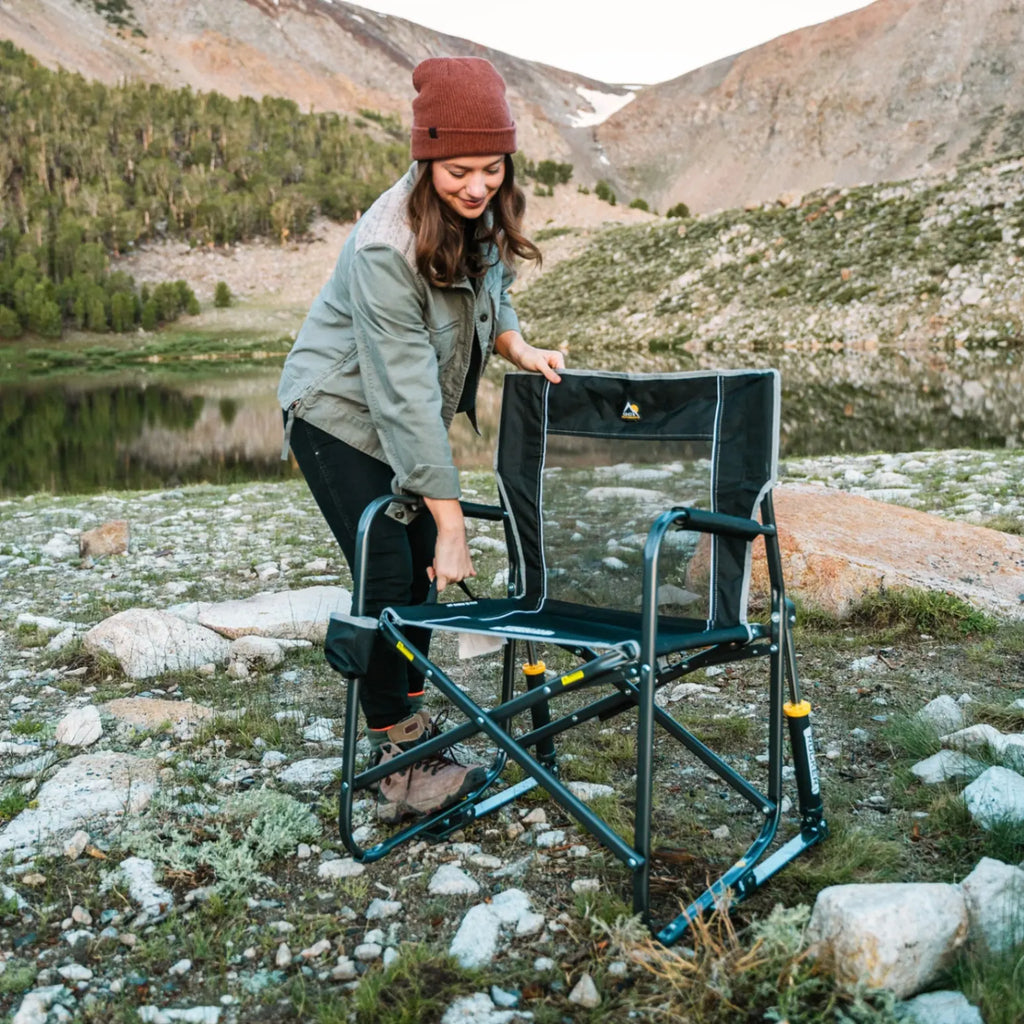 Luxury Camp Freestyle Rocker - Choice 711 - Freestyle Rocker Portable Outdoor Folding Chair Detail