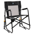 Luxury Camp Freestyle Rocker - Choice 711 - Freestyle Rocker Portable Outdoor Folding Chair - Black