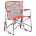 Luxury Camp Freestyle Rocker - Choice 711 - Freestyle Rocker Portable Outdoor Folding Chair - Pink Sundress