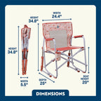 Luxury Camp Freestyle Rocker - Choice 711 - Freestyle Rocker Portable Outdoor Folding Chair Detail