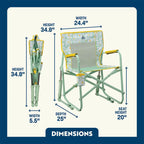 Luxury Camp Freestyle Rocker - Choice 711 - Freestyle Rocker Portable Outdoor Folding Chair Detail