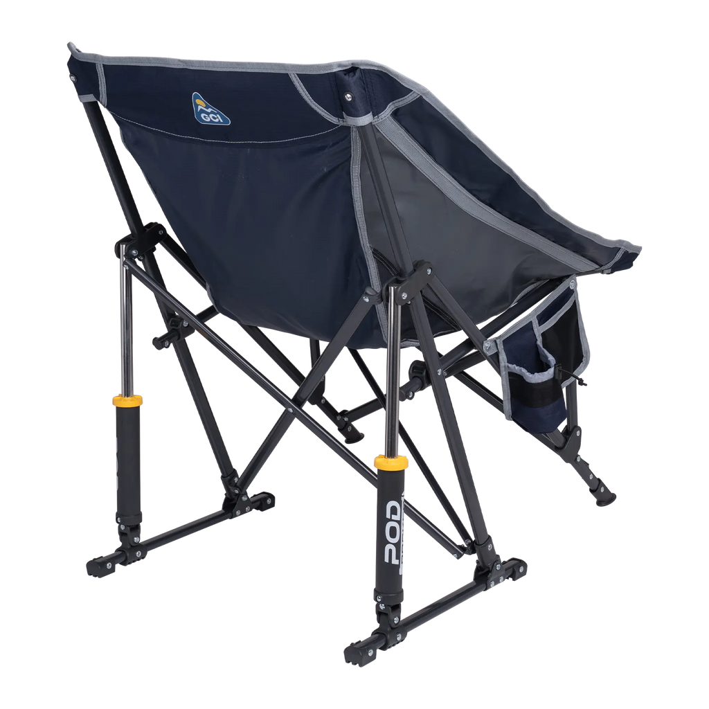 Premium All-Weather Pod Rocker - Choice 933 - Heavy-Duty Kickback Rocker with Beverage Holder Detail