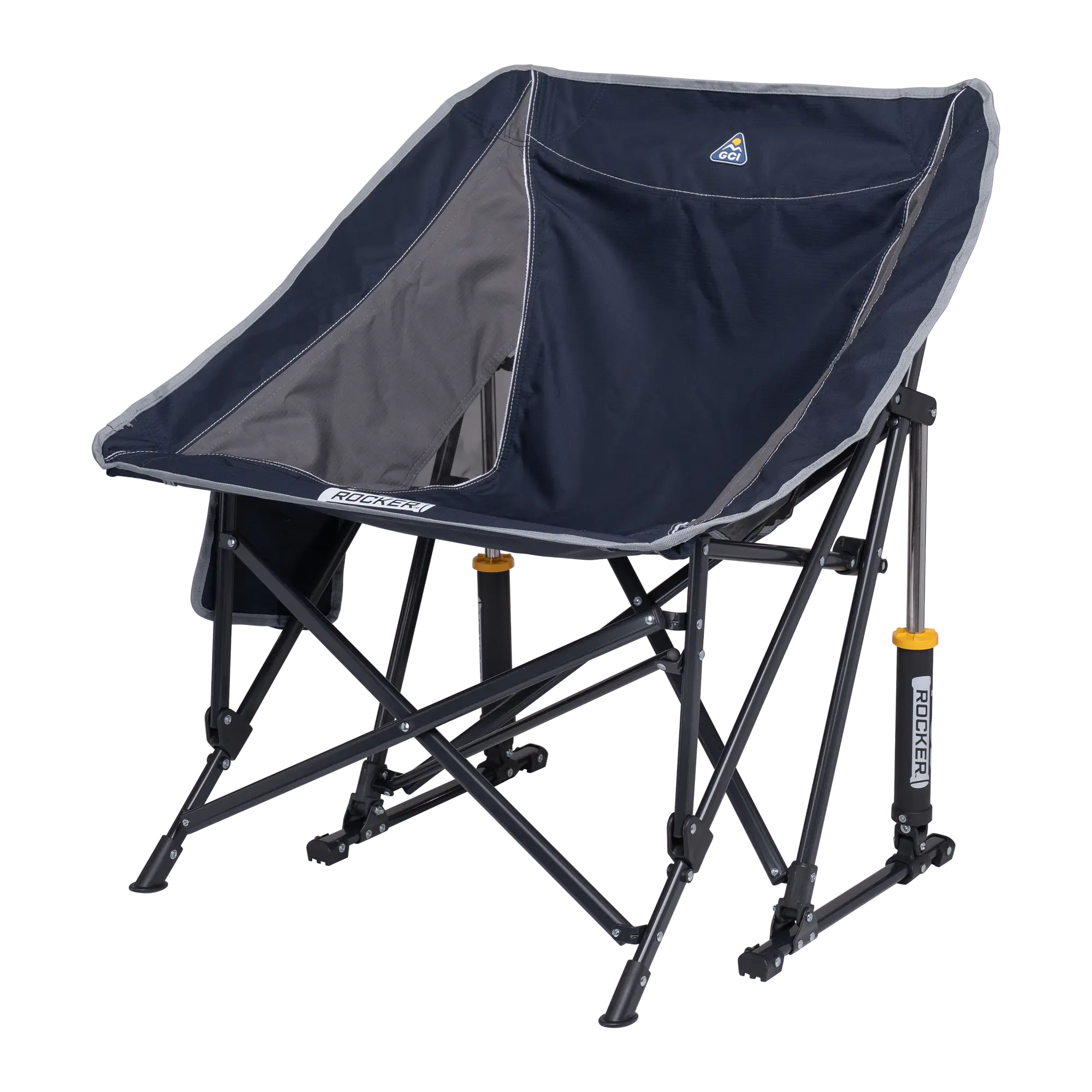 Premium All-Weather Pod Rocker - Choice 933 - Heavy-Duty Kickback Rocker with Beverage Holder Detail