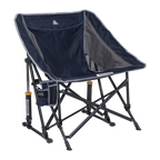 Premium All-Weather Pod Rocker - Choice 933 - Heavy-Duty Kickback Rocker with Beverage Holder - Indigo