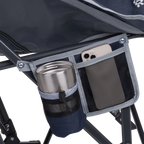 Premium All-Weather Pod Rocker - Choice 933 - Heavy-Duty Kickback Rocker with Beverage Holder Detail