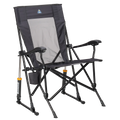 Patented Spring-Action RoadTrip Rocker - Choice 855 - Freestyle Rocker Portable Outdoor Folding Chair - Dark Charcoal