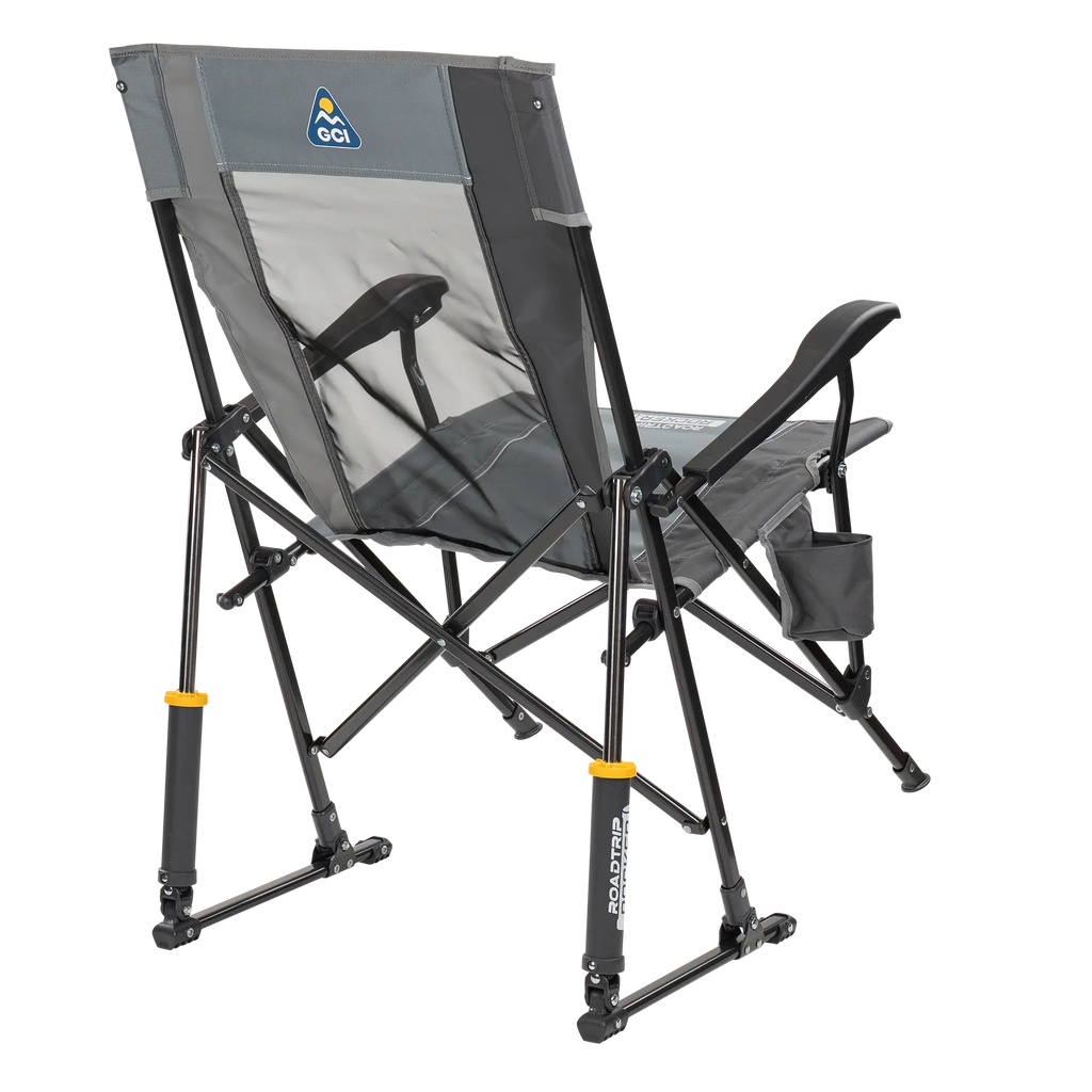 Patented Spring-Action RoadTrip Rocker - Choice 855 - Freestyle Rocker Portable Outdoor Folding Chair Detail