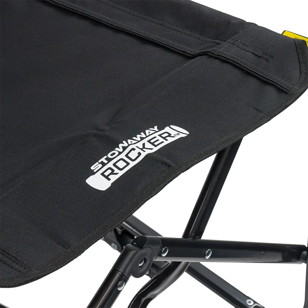 Premium All-Weather Stowaway Rocker - Choice 794 - RoadTrip Rocker Smooth Motion Camp Chair Detail