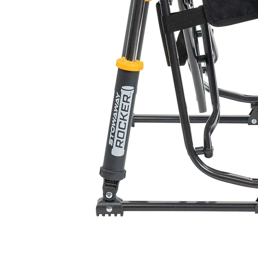 Premium All-Weather Stowaway Rocker - Choice 794 - RoadTrip Rocker Smooth Motion Camp Chair Detail