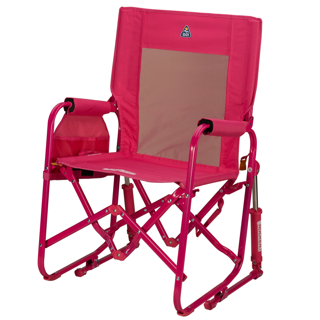 Premium All-Weather Stowaway Rocker - Choice 794 - RoadTrip Rocker Smooth Motion Camp Chair Detail