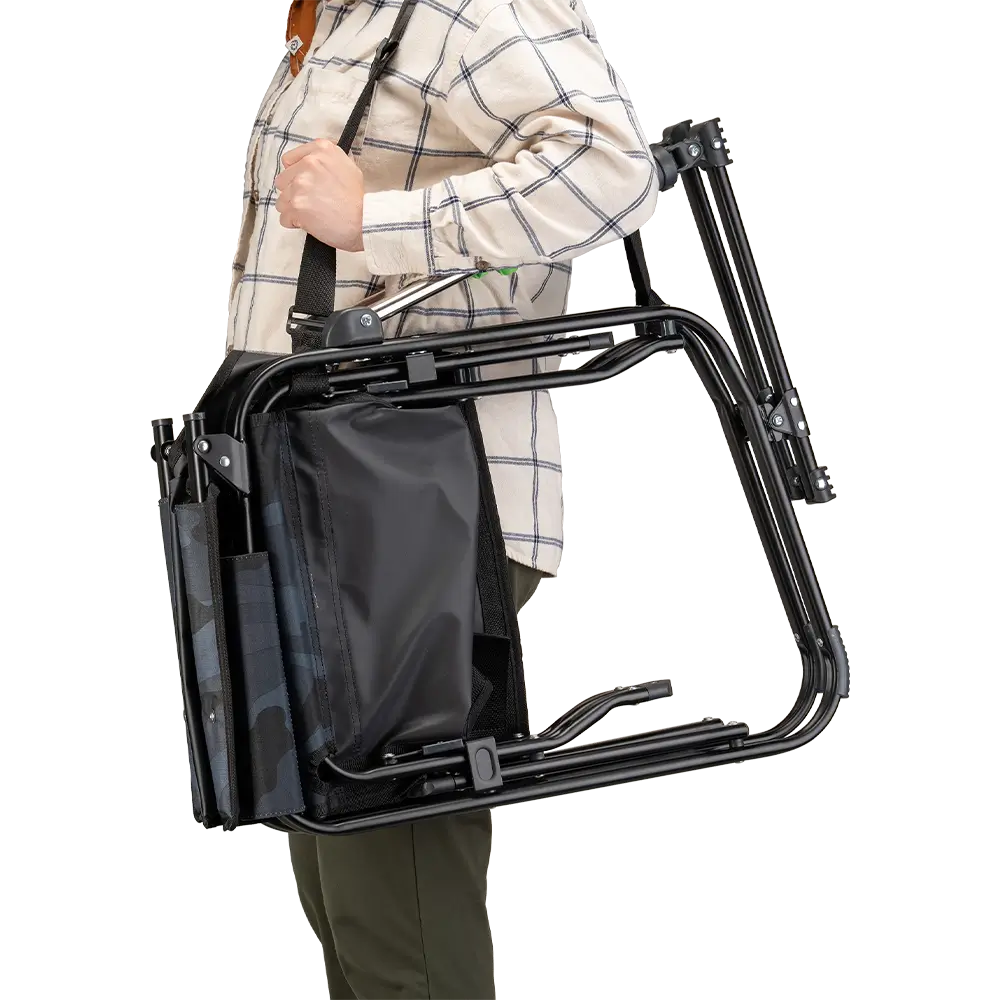 Premium All-Weather Stowaway Rocker - Choice 794 - RoadTrip Rocker Smooth Motion Camp Chair Detail