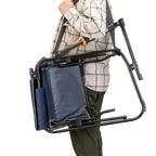 Premium All-Weather Stowaway Rocker - Choice 794 - RoadTrip Rocker Smooth Motion Camp Chair Detail