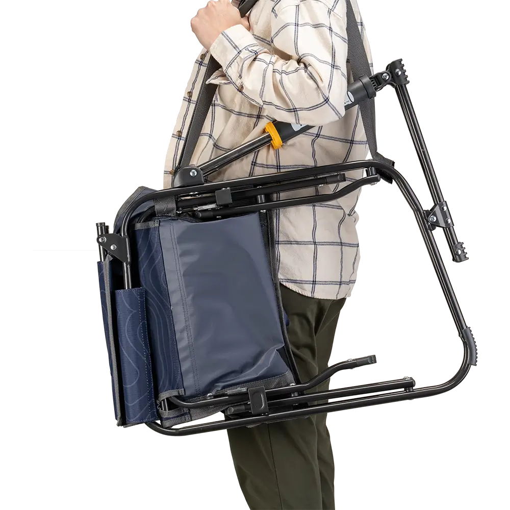 Premium All-Weather Stowaway Rocker - Choice 794 - RoadTrip Rocker Smooth Motion Camp Chair Detail