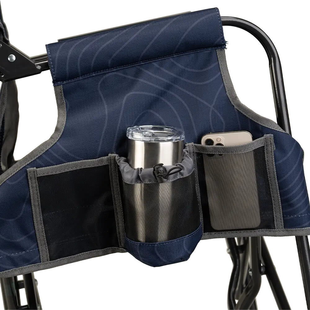Premium All-Weather Stowaway Rocker - Choice 794 - RoadTrip Rocker Smooth Motion Camp Chair Detail