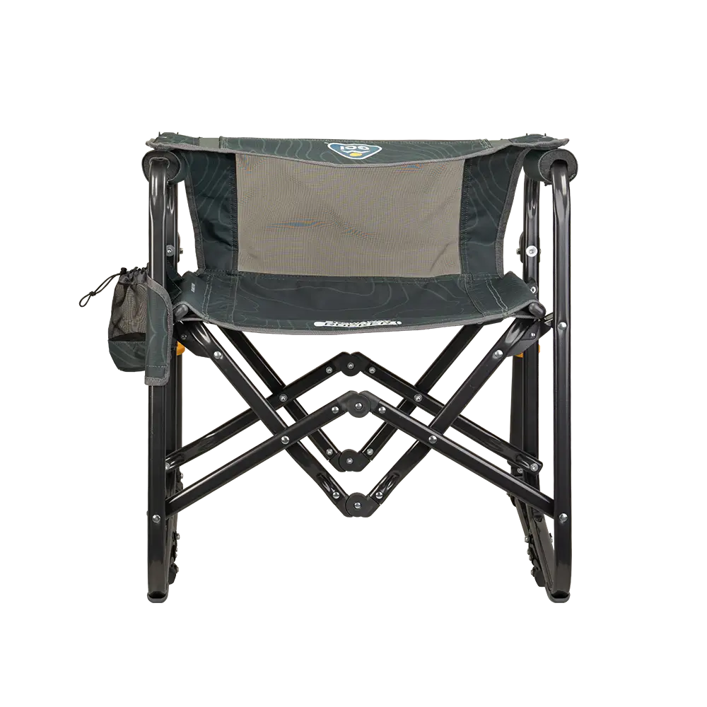 Premium All-Weather Stowaway Rocker - Choice 794 - RoadTrip Rocker Smooth Motion Camp Chair Detail