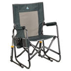 Premium All-Weather Stowaway Rocker - Choice 794 - RoadTrip Rocker Smooth Motion Camp Chair - Hunter Topo
