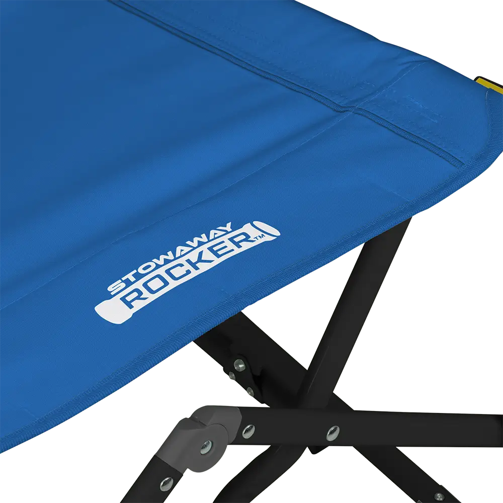 Premium All-Weather Stowaway Rocker - Choice 794 - RoadTrip Rocker Smooth Motion Camp Chair Detail