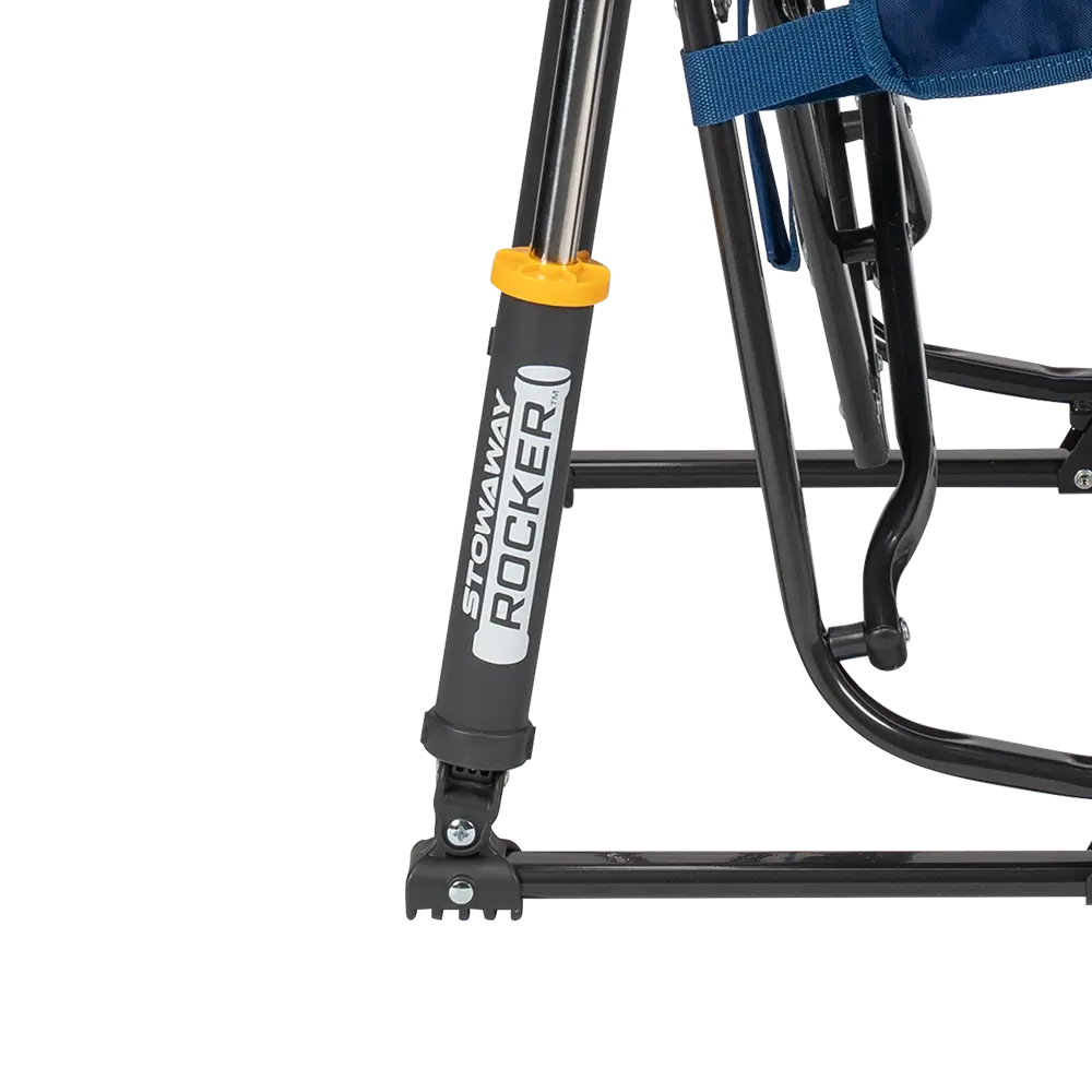 Premium All-Weather Stowaway Rocker - Choice 794 - RoadTrip Rocker Smooth Motion Camp Chair Detail