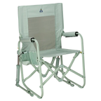 Premium All-Weather Stowaway Rocker - Choice 794 - RoadTrip Rocker Smooth Motion Camp Chair - Pastel Green