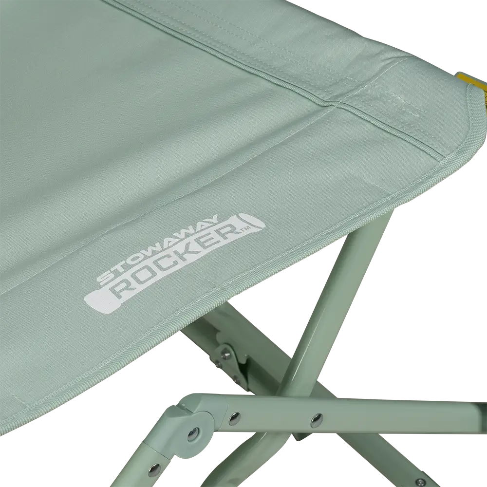 Premium All-Weather Stowaway Rocker - Choice 794 - RoadTrip Rocker Smooth Motion Camp Chair Detail