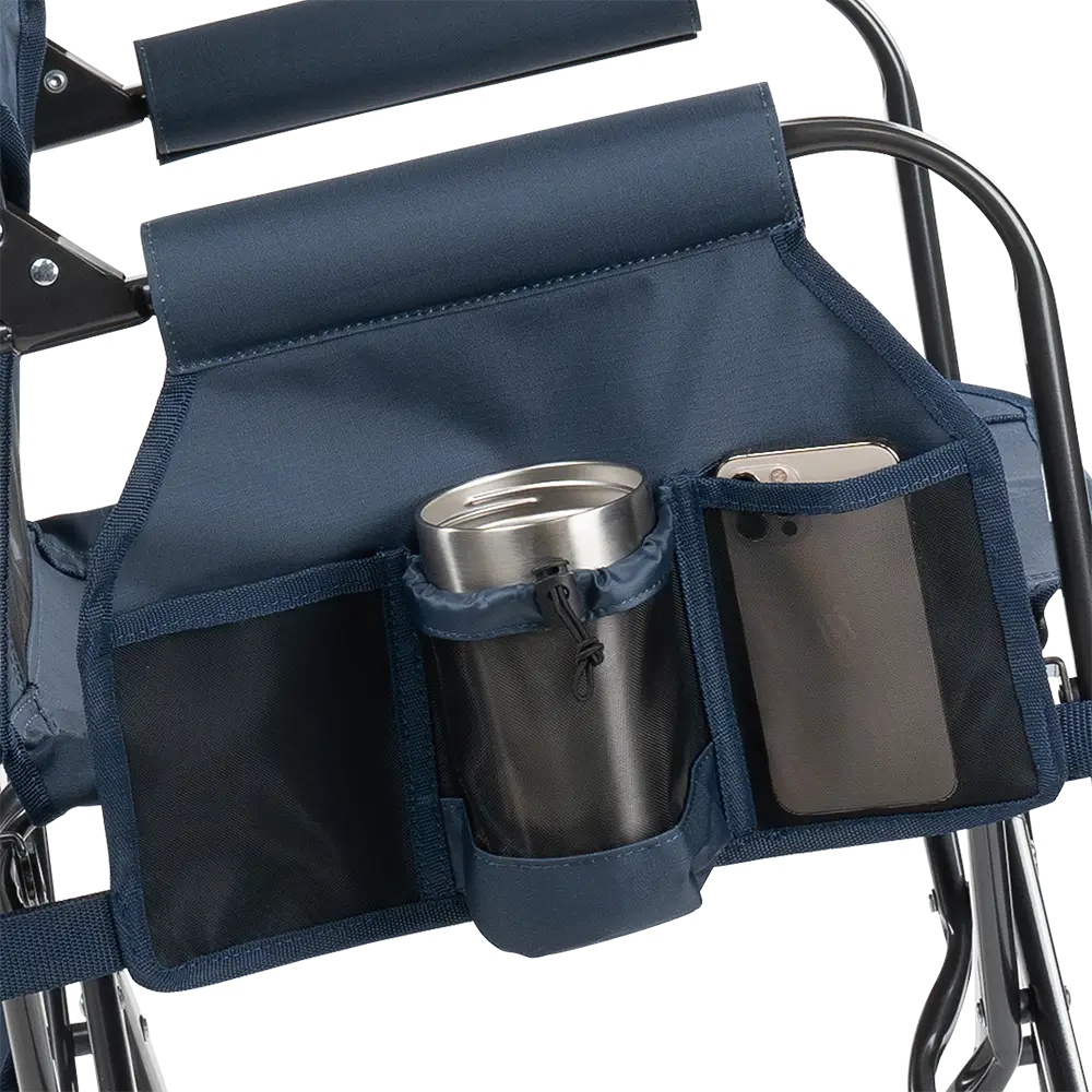 Premium All-Weather Stowaway Rocker - Choice 794 - RoadTrip Rocker Smooth Motion Camp Chair Detail
