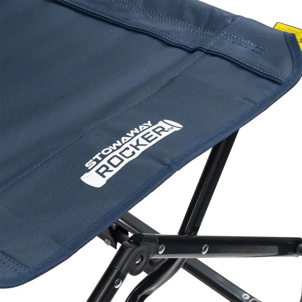 Premium All-Weather Stowaway Rocker - Choice 794 - RoadTrip Rocker Smooth Motion Camp Chair Detail