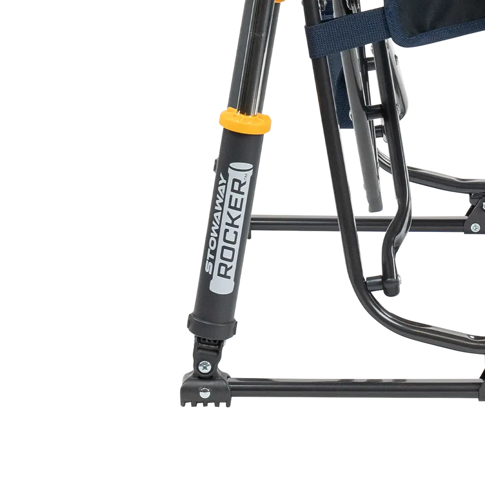 Premium All-Weather Stowaway Rocker - Choice 794 - RoadTrip Rocker Smooth Motion Camp Chair Detail