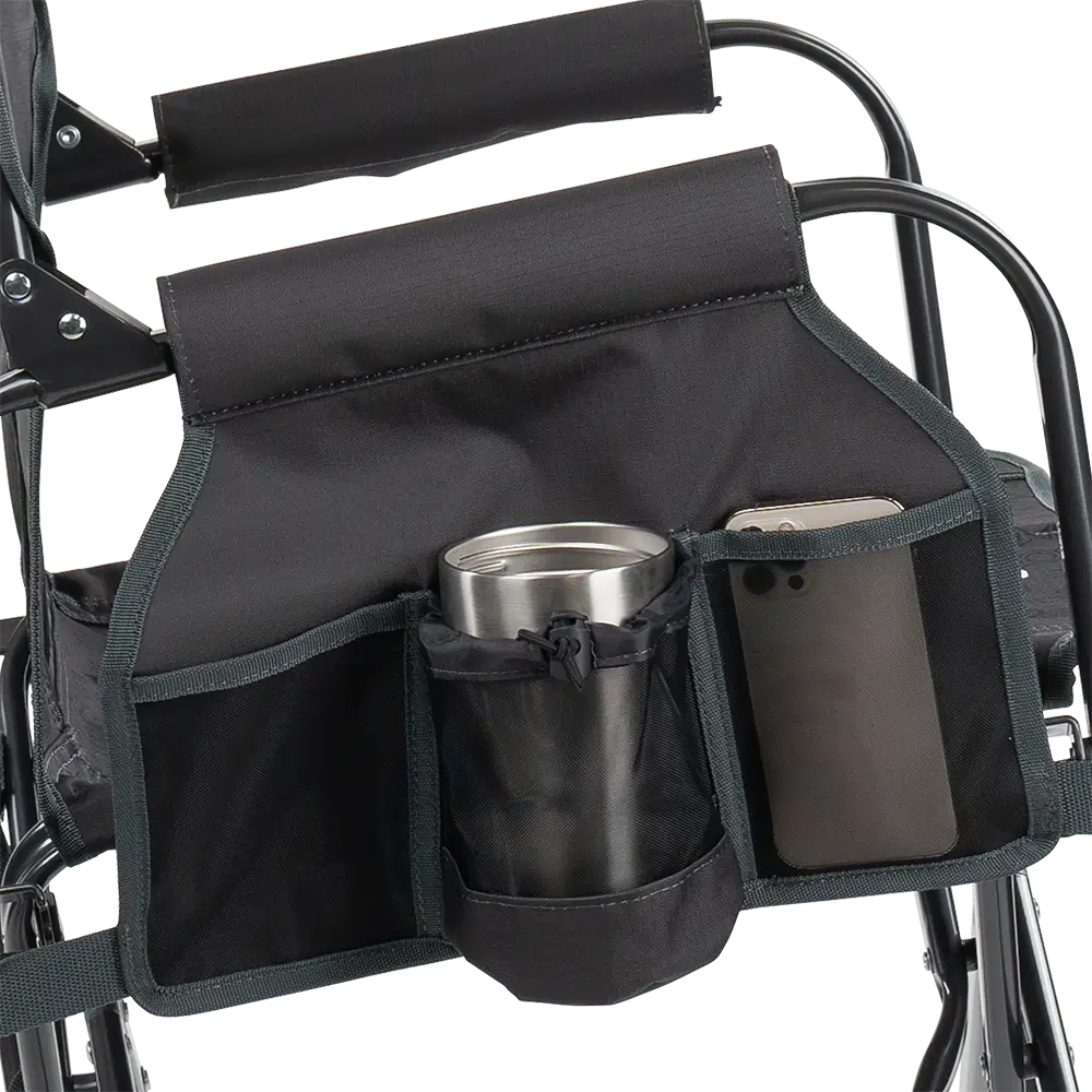 Premium All-Weather Stowaway Rocker - Choice 794 - RoadTrip Rocker Smooth Motion Camp Chair Detail