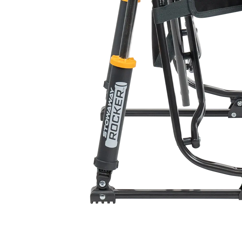 Premium All-Weather Stowaway Rocker - Choice 794 - RoadTrip Rocker Smooth Motion Camp Chair Detail