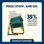 Premium All-Weather Stowaway Rocker - Choice 794 - RoadTrip Rocker Smooth Motion Camp Chair Detail
